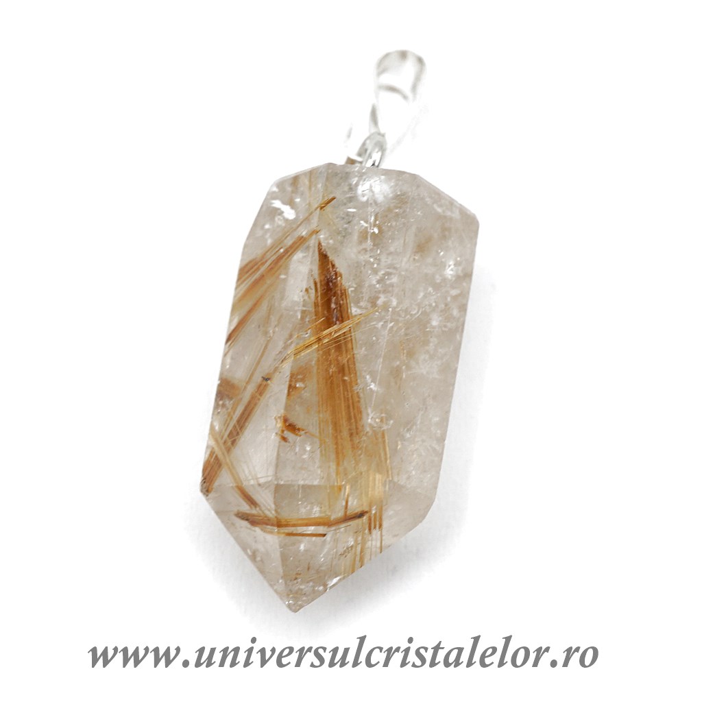 Charms & Pendants Pandantiv cuart rutilat m3