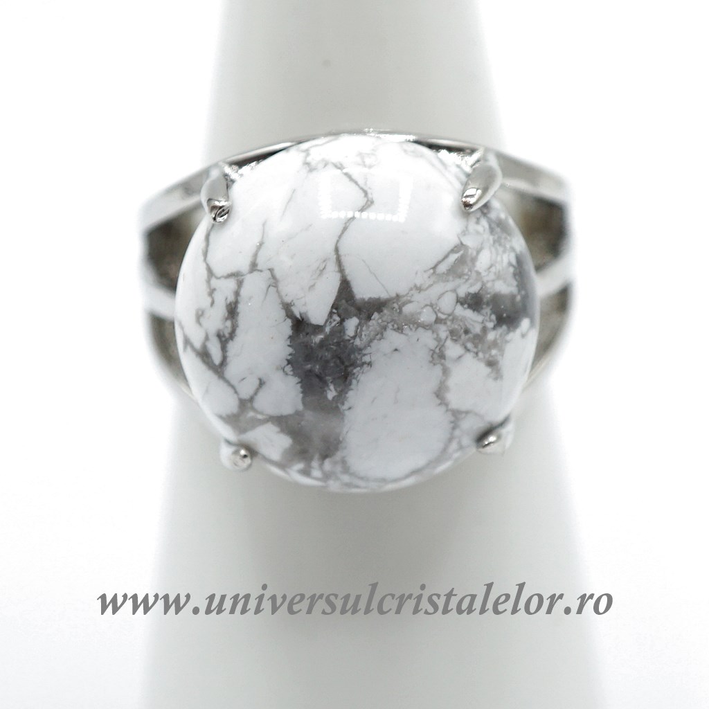 Rings Inel howlit rotund reglabil m6