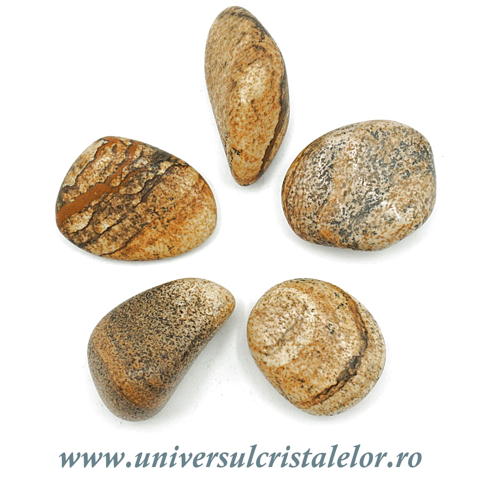 Jasp peisaj piatra rulata