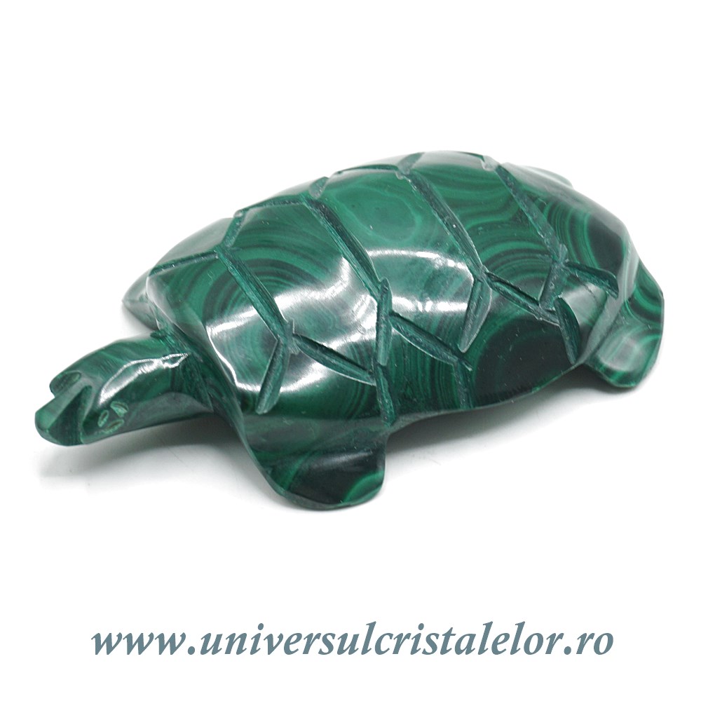 Figurina malachit broasca testoasa