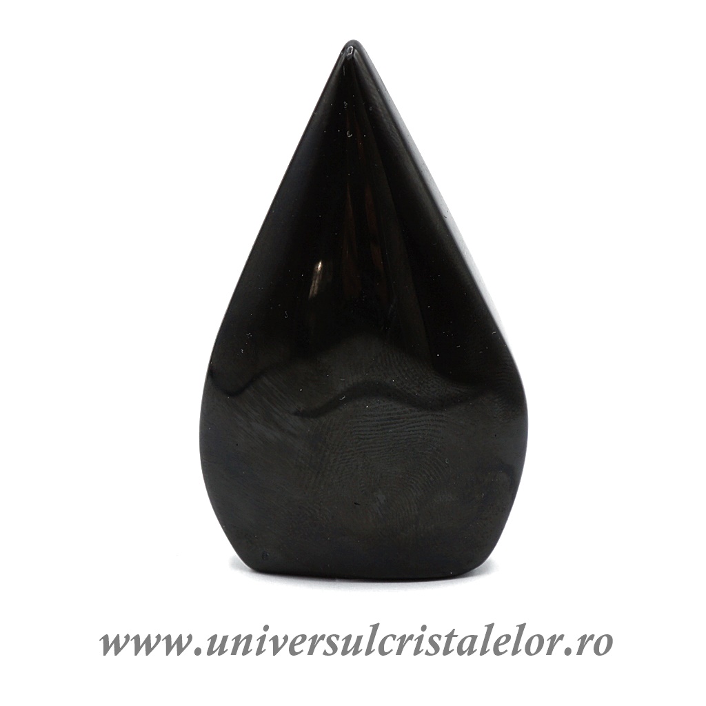 Artwork Obsidian curcubeu sculptura flacara m1