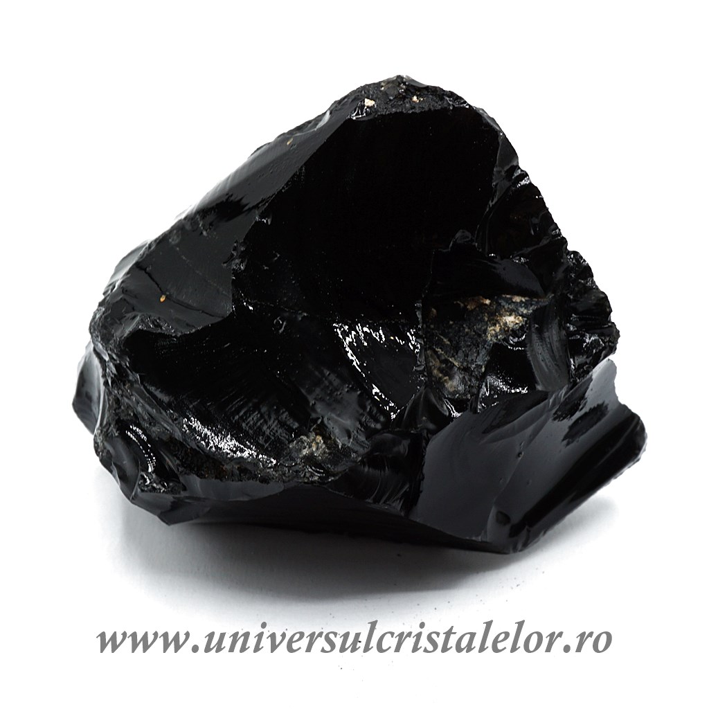 Collectibles Obsidian negru brut m08
