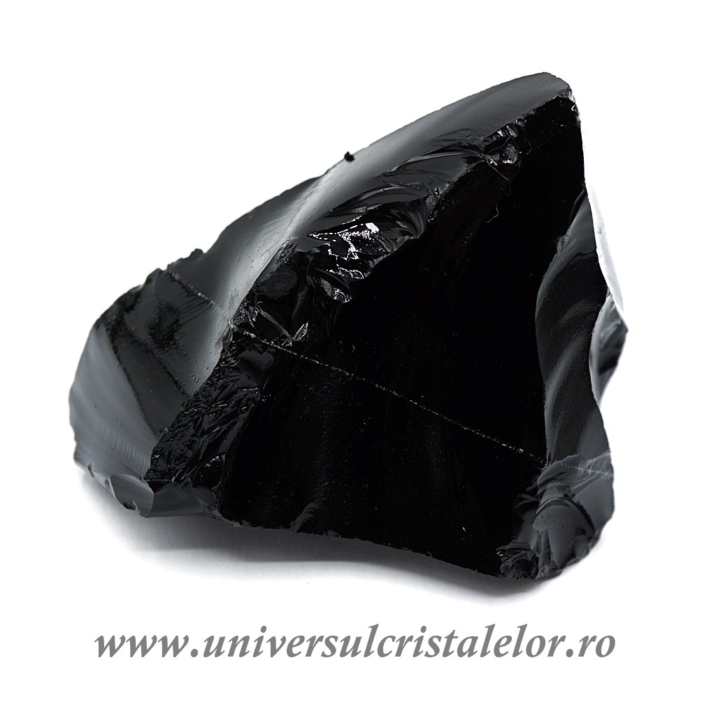 Obsidian negru brut m13