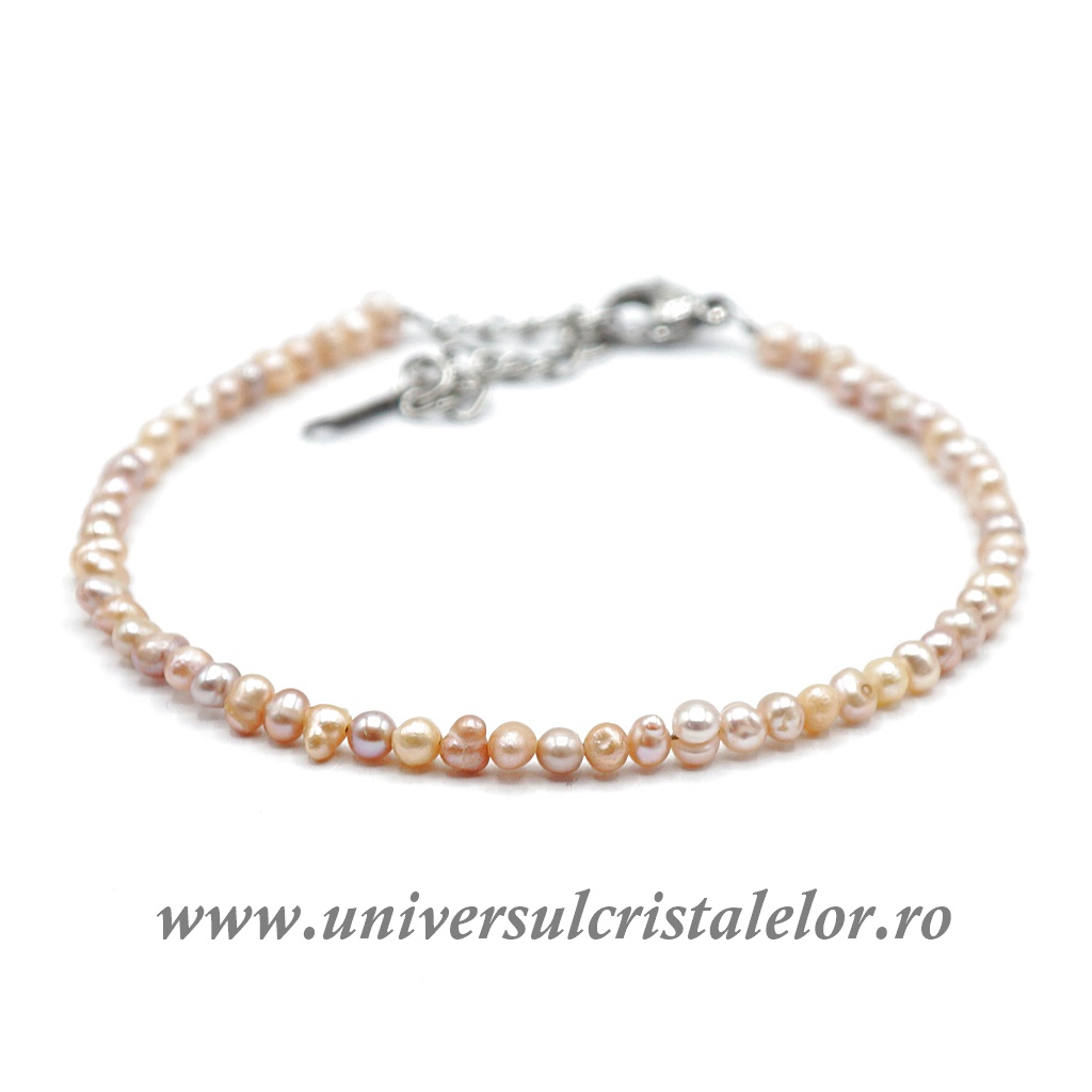 Bracelets Bratara perle piersica m01