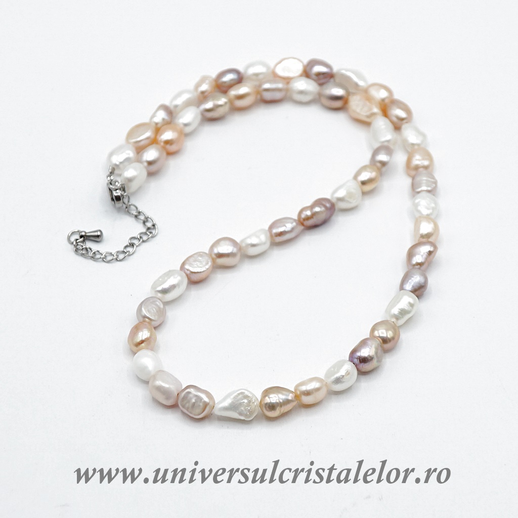 Necklaces Colier perle multicolore m03