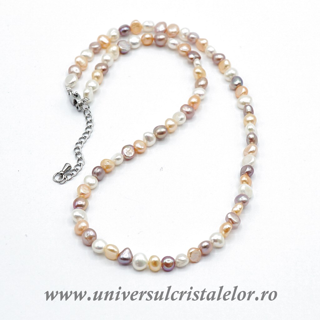 Necklaces Colier perle m17