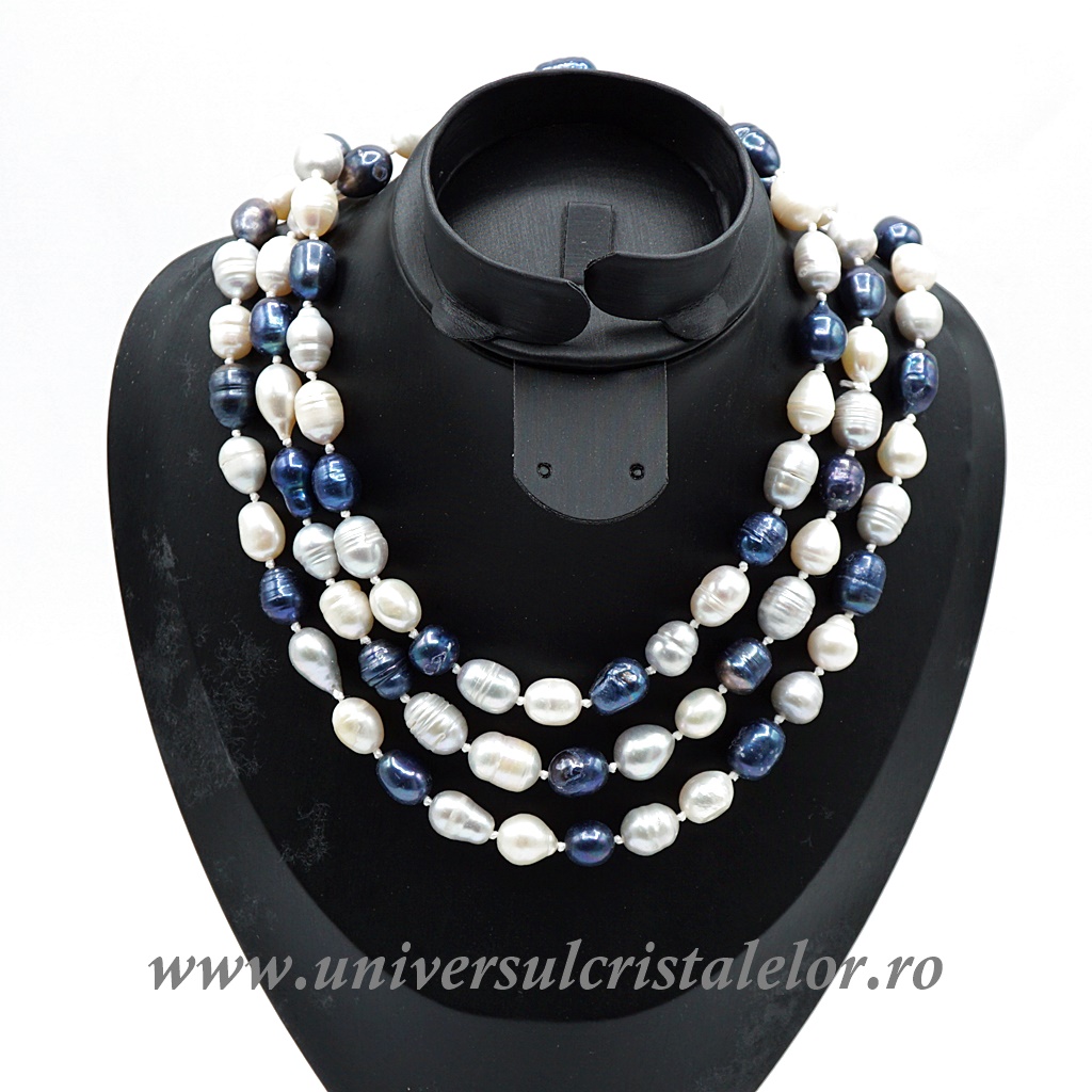 Necklaces Colier perle multicolor m01
