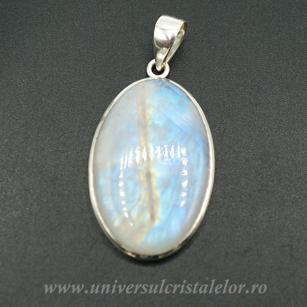 Charms & Pendants Pandantiv piatra lunii unicat m01