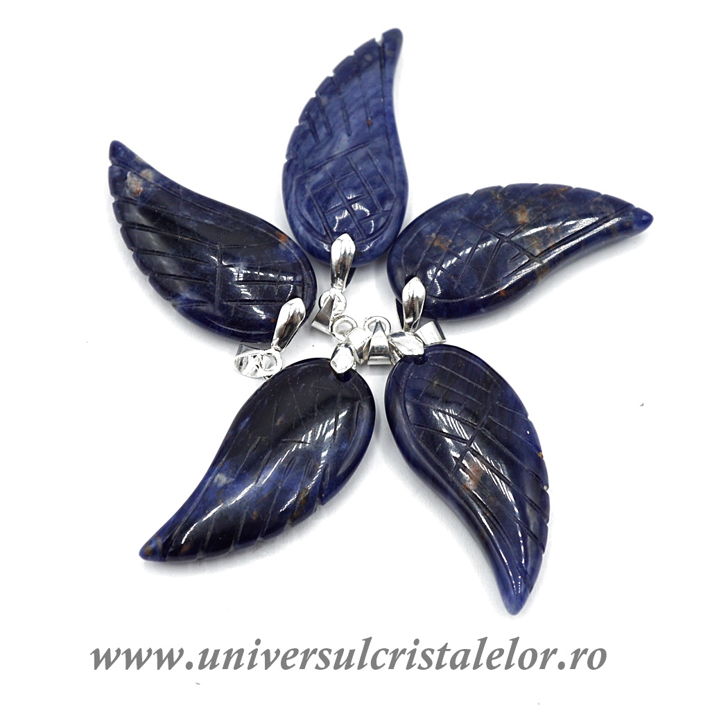 Charms & Pendants Pandantiv sodalit aripa de inger m2