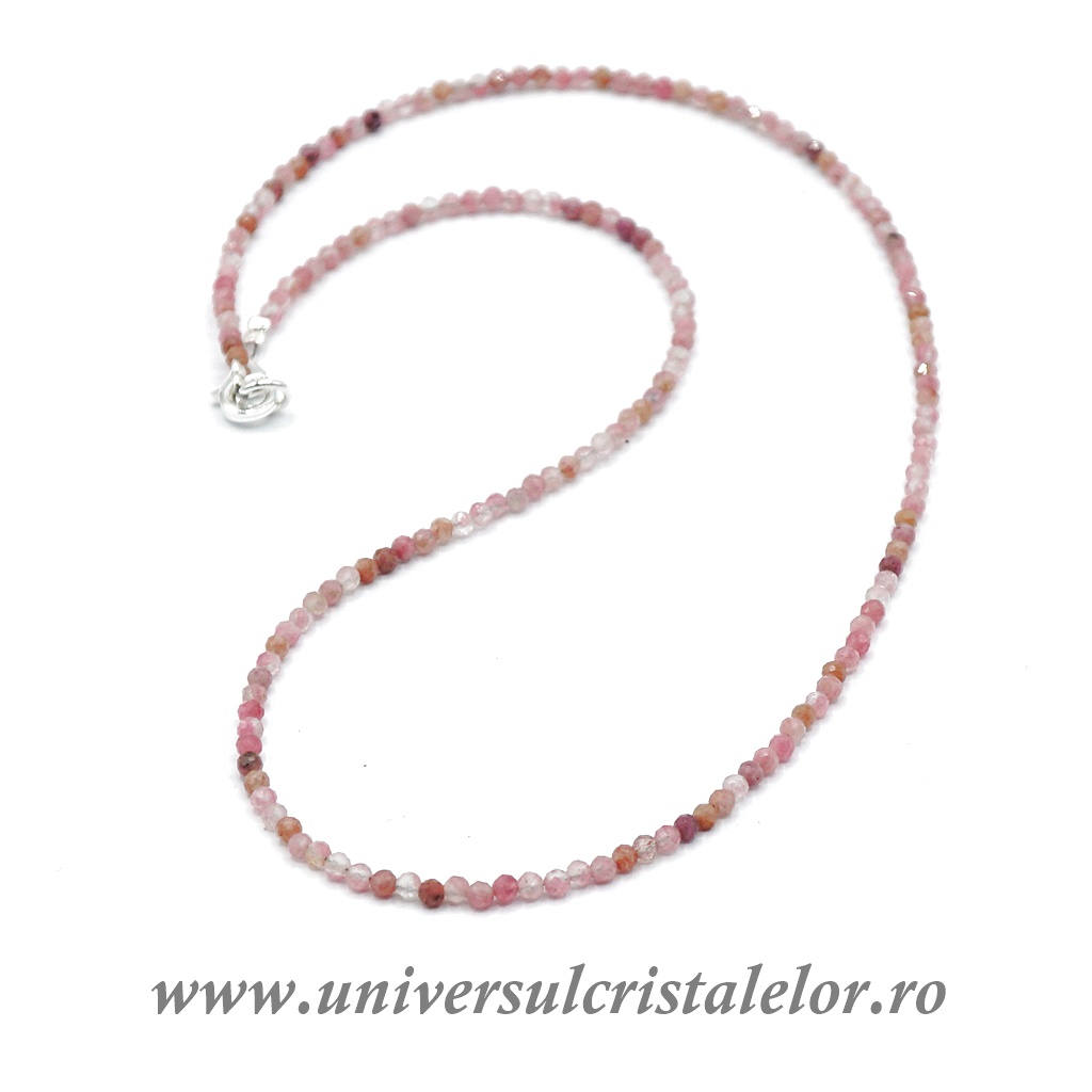 Necklaces Colier thulit rotund fatetat 2,6 mm