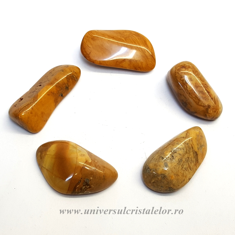 Jasp galben piatra rulata